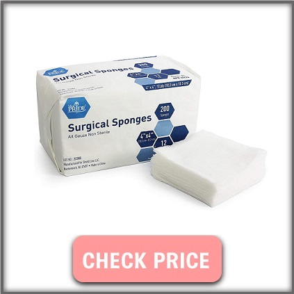 Gauze pads for wounds
