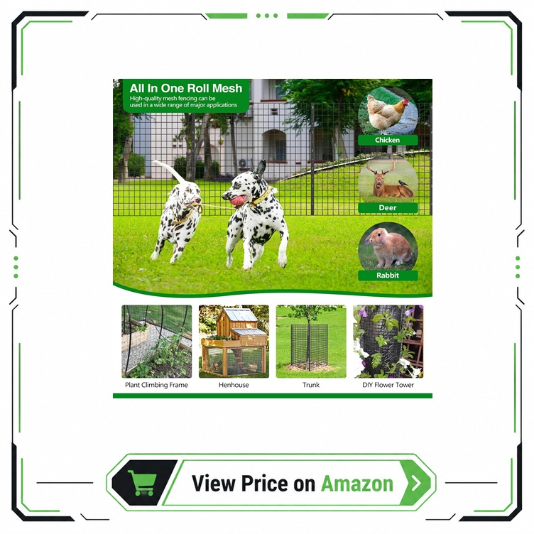 diy wired fence for dogs