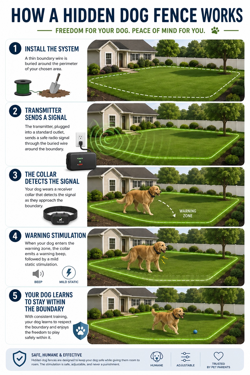 How hidden dog fence work