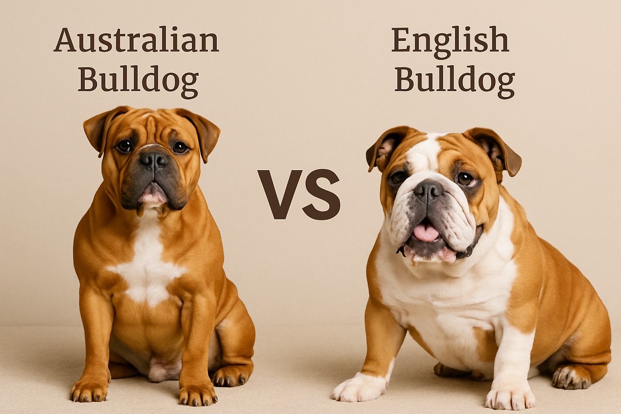 australian bulldog vs english bulldog
