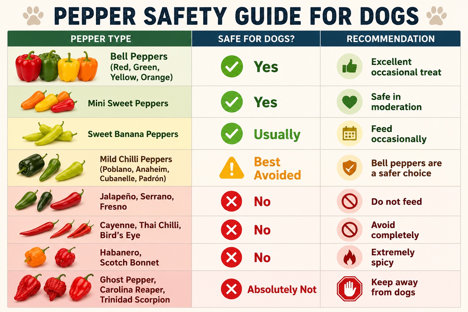 pepper safety Guide for Dogs