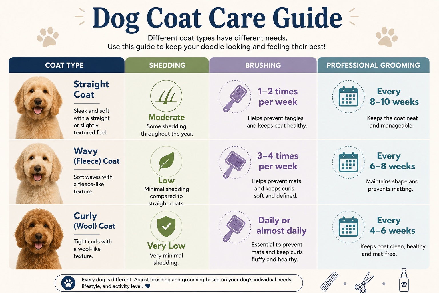 labradoodle coat care
