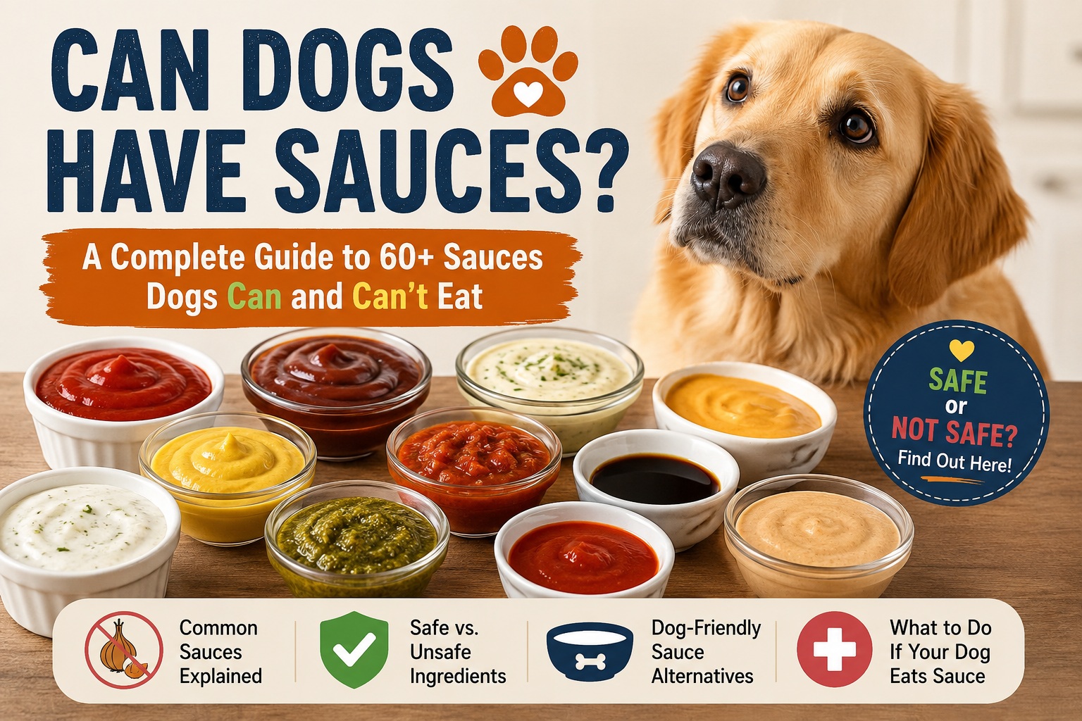 can dogs have sauces